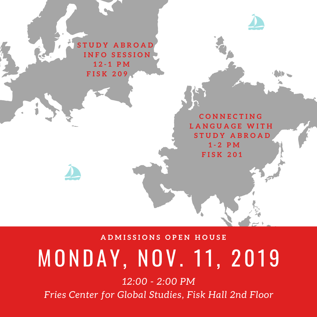 Admission Open House: November 11, 2019