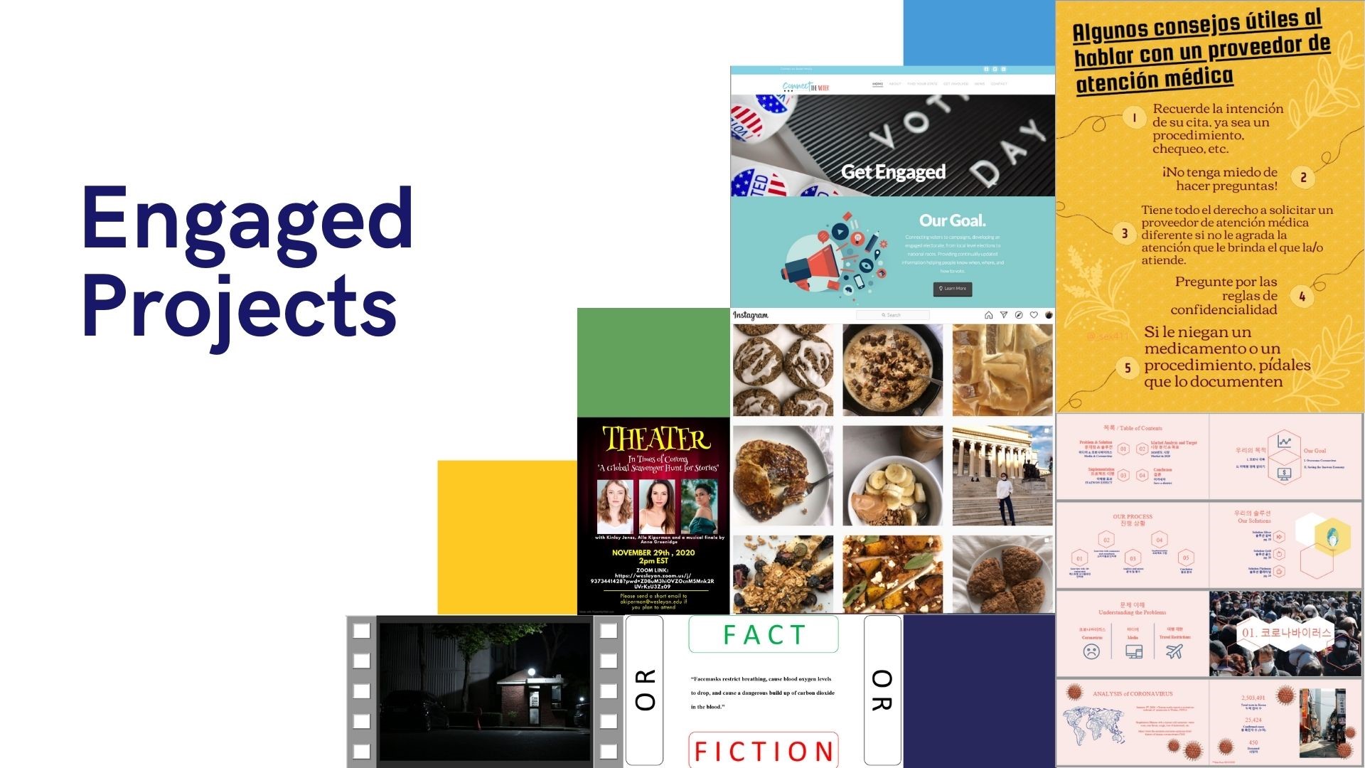 Learn about the Engaged Projects!