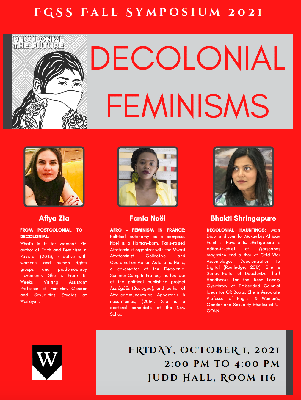 FGSS Fall Symposium: Decolonial Feminisms