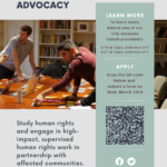 Apply Now New Minor in Human Rights Advocacy